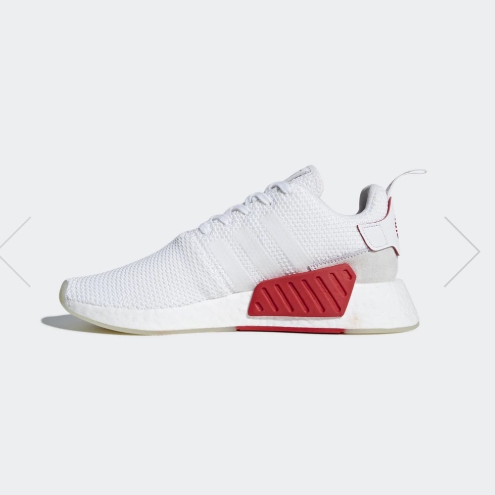 Adidas Men’s NMD R2 CNY White Chinese Sneakers - Picture 2 of 14
